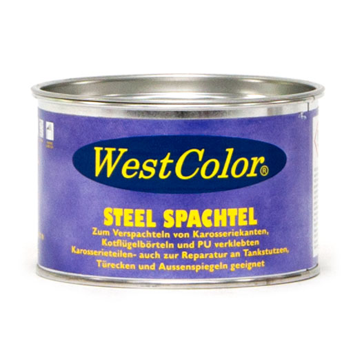 Steel Spachtel Zinnersatz Dose alu-grau inkl. Härter 0,9kg